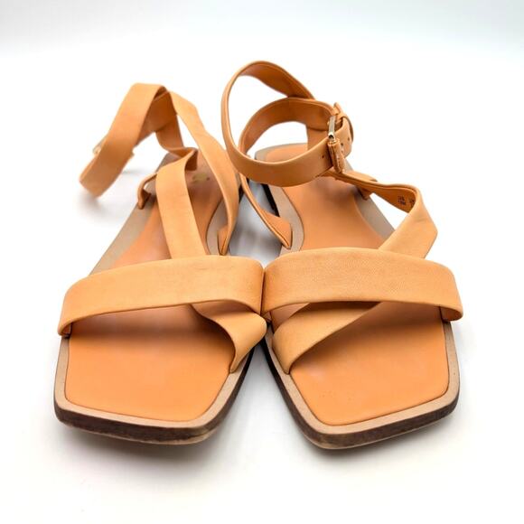 Sarto by Franco Sarto Ema 2 Ankle Strap Sandals Women's Orange Size US10M EU40 - Picture 2 of 13